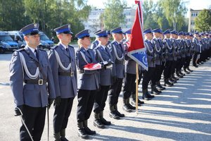 ślubowanie i wręczenie odznaczenia dla policjantów