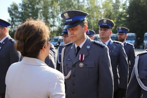 ślubowanie i odznaczenia policjantów