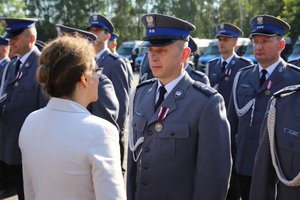 ślubowanie i odznaczenia policjantów