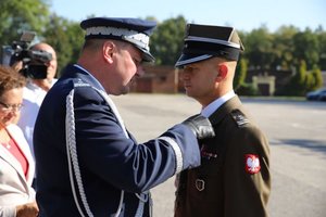 ślubowanie i odznaczenia policjantów