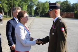 ślubowanie i odznaczenia policjantów