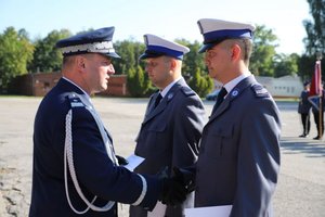 ślubowanie i odznaczenia policjantów