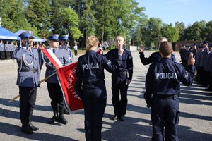 ślubowanie i odznaczenia policjantów