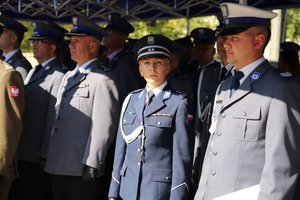 ślubowanie i odznaczenia policjantów