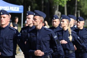 ślubowanie i odznaczenia policjantów