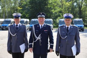 ślubowanie i odznaczenia policjantów