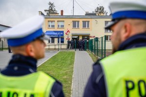 uroczystość otwarcia Posterunku Policji w Bielinach