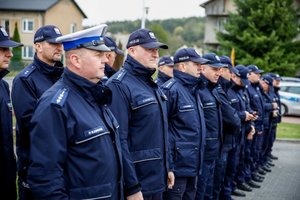 uroczystość otwarcia Posterunku Policji w Bielinach