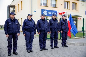 uroczystość otwarcia Posterunku Policji w Bielinach