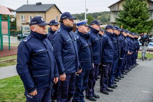 uroczystość otwarcia Posterunku Policji w Bielinach