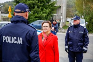 uroczystość otwarcia Posterunku Policji w Bielinach