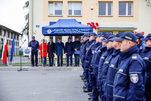 uroczystość otwarcia Posterunku Policji w Bielinach