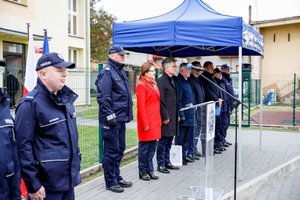 uroczystość otwarcia Posterunku Policji w Bielinach