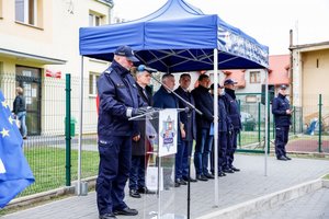 uroczystość otwarcia Posterunku Policji w Bielinach