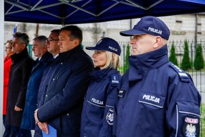 uroczystość otwarcia Posterunku Policji w Bielinach