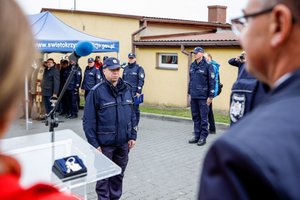 uroczystość otwarcia Posterunku Policji w Bielinach