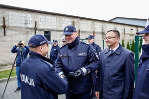 uroczystość otwarcia Posterunku Policji w Bielinach