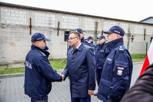 uroczystość otwarcia Posterunku Policji w Bielinach