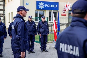 uroczystość otwarcia Posterunku Policji w Bielinach