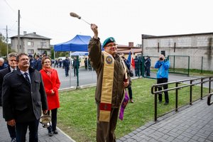 uroczystość otwarcia Posterunku Policji w Bielinach