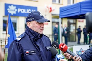 uroczystość otwarcia Posterunku Policji w Bielinach