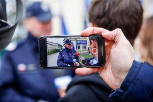 uroczystość otwarcia Posterunku Policji w Bielinach