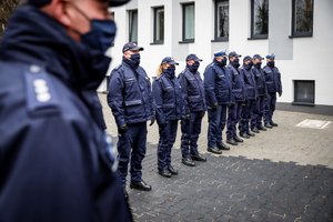 Uroczyste otwarcie odnowionej Komendy Powiatowej Policji w Kazimierzy Wielkiej