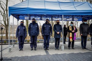 Uroczyste otwarcie odnowionej Komendy Powiatowej Policji w Kazimierzy Wielkiej