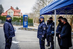 Uroczyste otwarcie odnowionej Komendy Powiatowej Policji w Kazimierzy Wielkiej