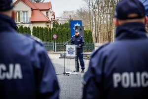 Uroczyste otwarcie odnowionej Komendy Powiatowej Policji w Kazimierzy Wielkiej