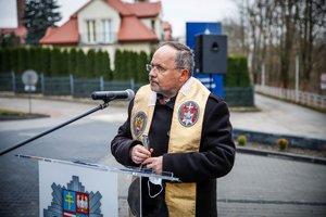 Uroczyste otwarcie odnowionej Komendy Powiatowej Policji w Kazimierzy Wielkiej