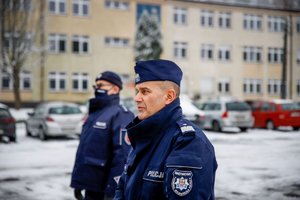 odprawa policjantów