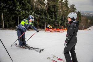 Policjanci na świętokrzyskich stokach