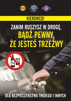 policjanci podczas kontroli trzeźwości