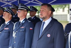 uczestnicy uroczystości ślubowania