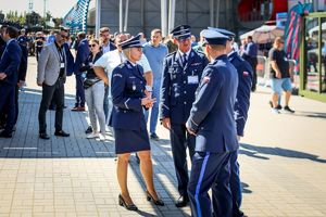 policjanci podczas MSPO