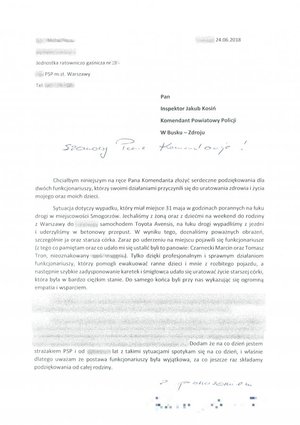 Podziękowanie