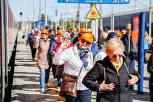 „Pociąg do bezpieczeństwa” wyruszył z Kielc do Sandomierza